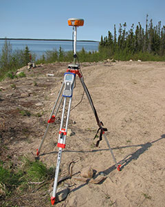 One of CBR Tech's Altus receivers deternining a position with one inch accuracy