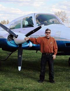 Mike with Cessna 310