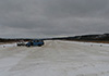 Yukon aerodrome north of the Arctic Circle